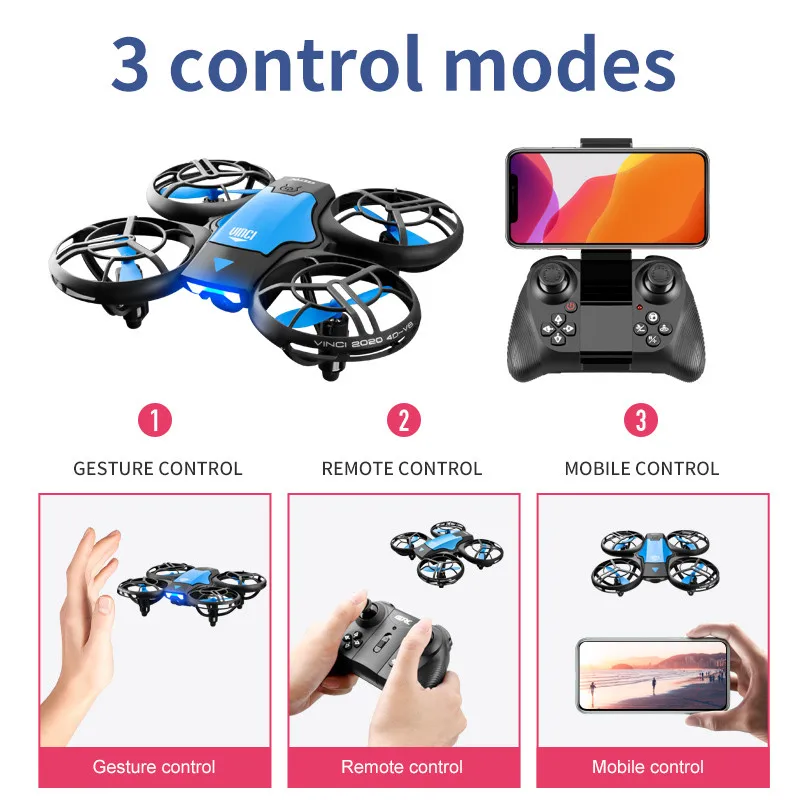 V8新型ミニドローン 4KプロフェッショナルHD 1080P - Drone Surveying のレビューと価格