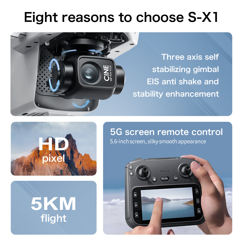 オリジナルS-X1 GPS折りたたみ式RCクアッドコプター  - Drone Mapping のレビューと価格