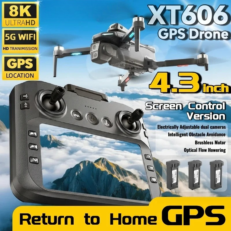 ベストディール XT606 MAX ドローン GPS 4K  - Drone Mapping のレビューと価格