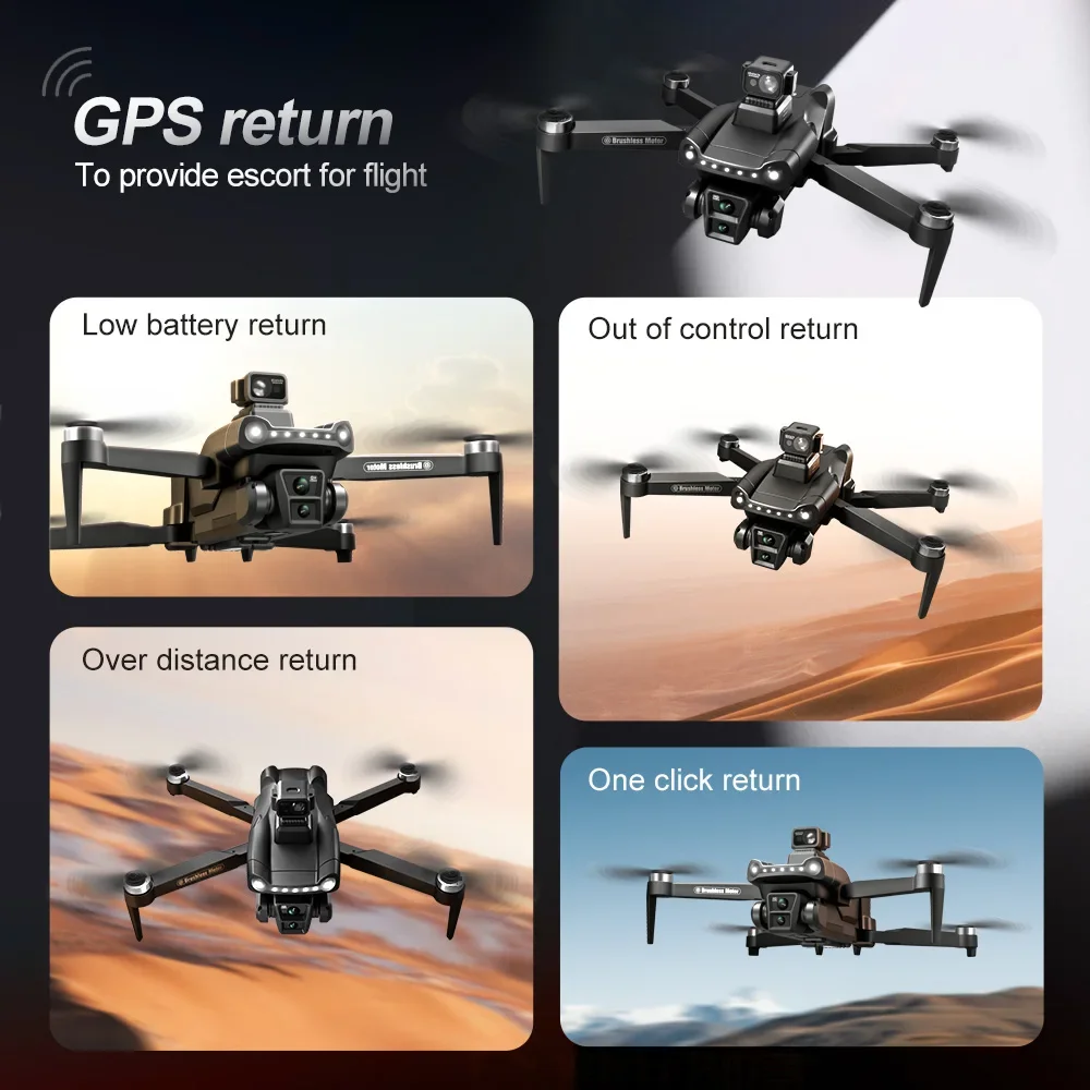 オリジナルV198GPS 4Kドローン プロフェッショナルF - Drone Thermal Imaging のレビューと価格