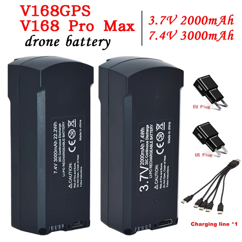 GPS V198 7.4V 3000mAh バッテリー RC - Drone Mapping のレビューと価格